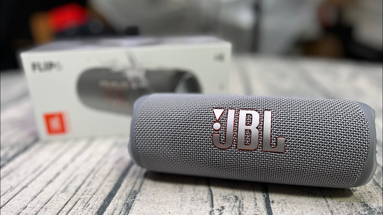 JBL FLIP 6 WIRELESS PORTABLE SPEAKER (GREY)