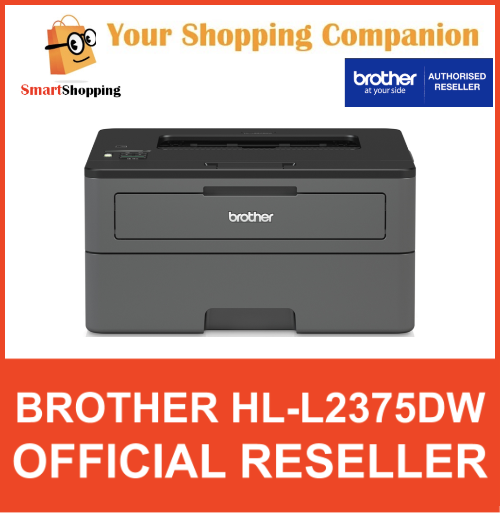 (Original) Brother High Speed Single Function Printer with Automatic 2-sided Printing and Wireless Connectivity HL-L2375DW 2375 L2375 L2375DW 2375DW HL2375-DW Laser printer