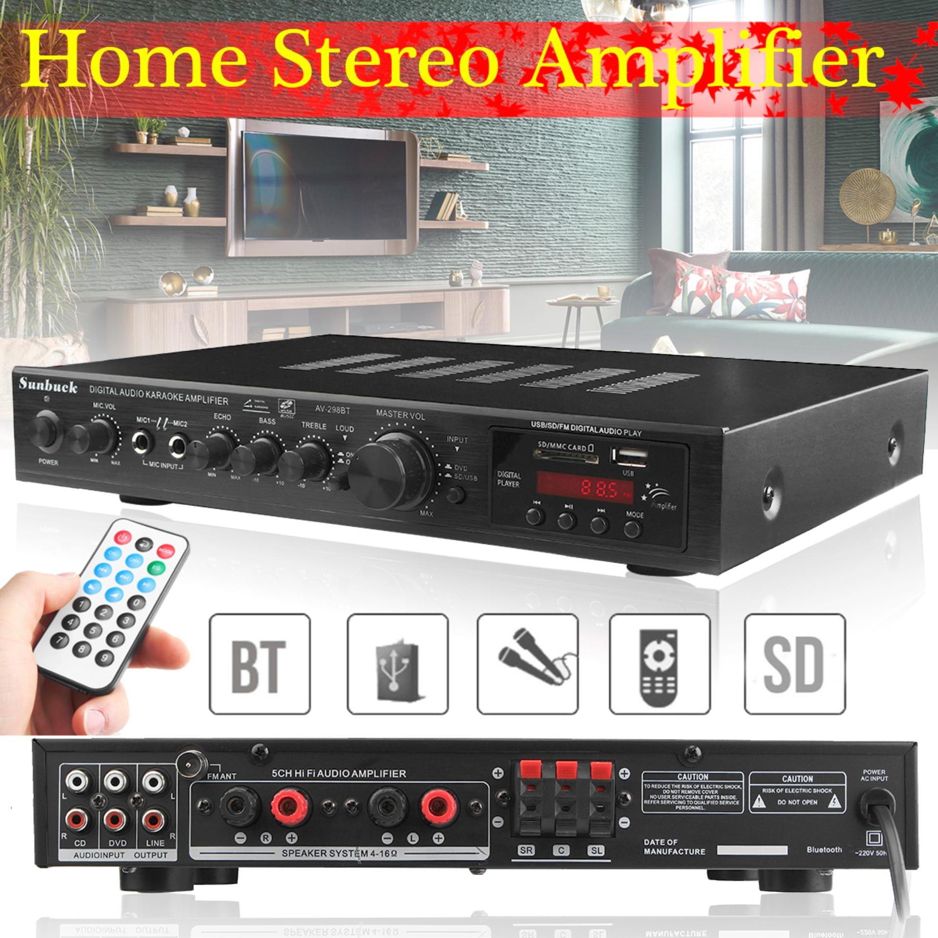 5 Channel 720 Watt bluetooth HiFi Professional Power Stereo Amplifier AMP