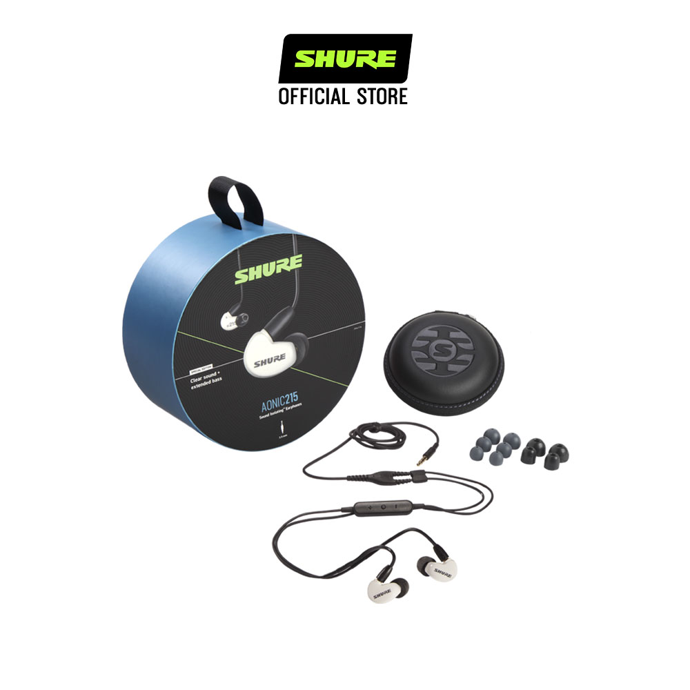 Shure AONIC 215 Sound Isolating™ Earphones [NEW SE215 UNI PACKAGING]